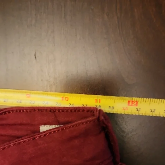 Judy Blue Women's Boot Cut Jeans in Burgundy - Picture 7 of 11